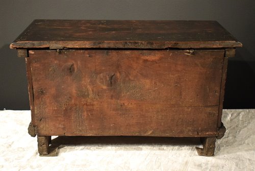 Small carved chest, Italian Renaissance